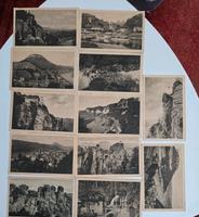 12 uralte Postkarten Sächsische Schweiz  um 1900 Schleswig-Holstein - Neumünster Vorschau