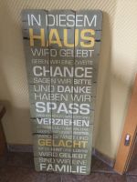 Schild Spruch Familie Wanddeko Deko Schleswig-Holstein - Neumünster Vorschau