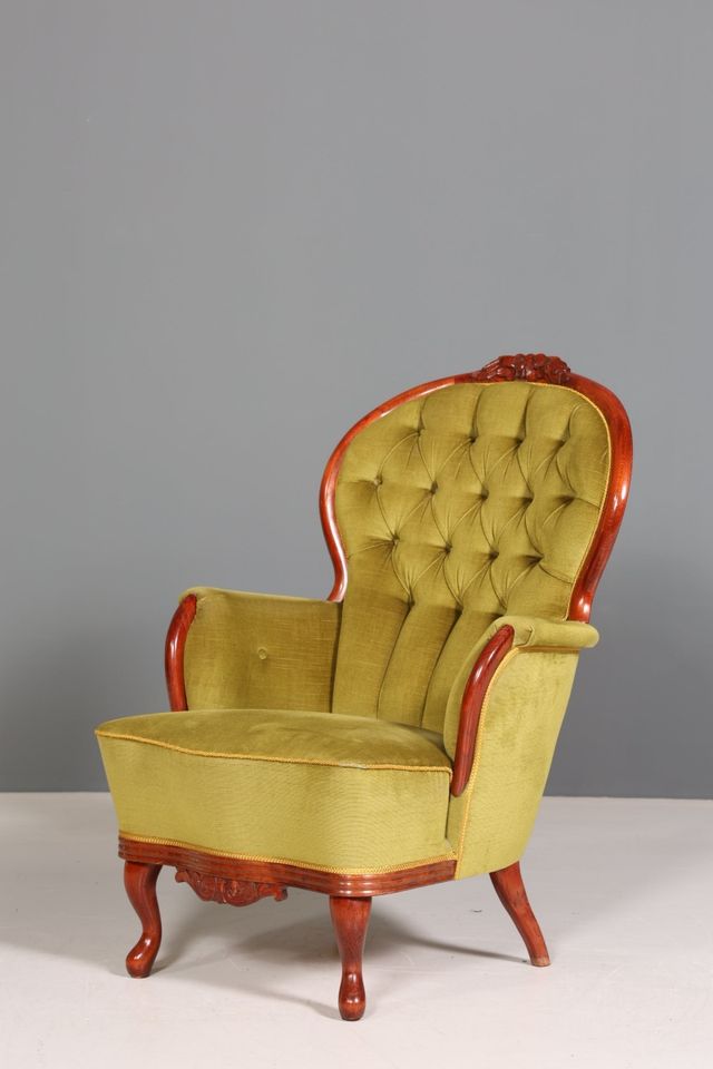 Wunderschöner Sessel im Louis Philippe Stil 60s "Bergère" Barock Stil 2 von 2 Artikel-Nr.: B844 in Berlin