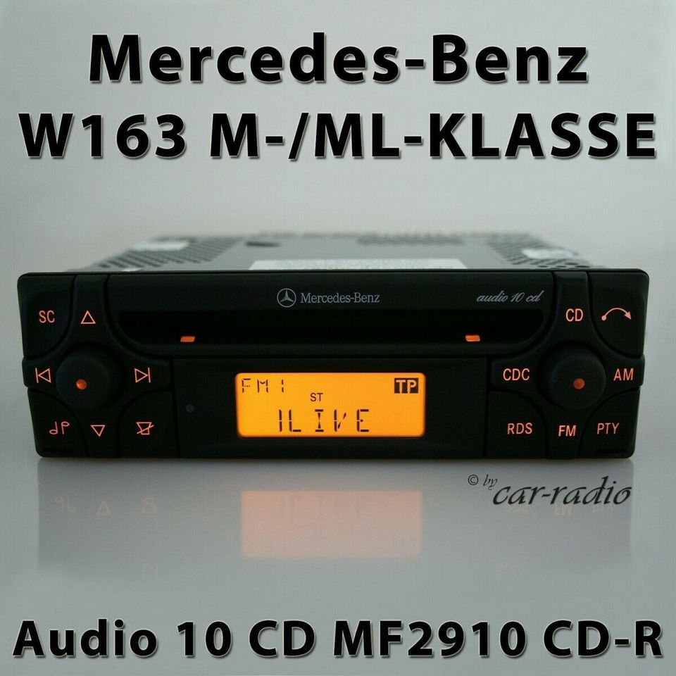 Original Mercedes Audio 10 CD MF2910 CD-R W163 M ML Klasse RDS in Gütersloh