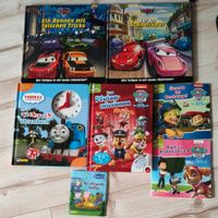 Kinderbücher und Spiele Kiste mit verschiedenen spielen Leipzig - Thekla Vorschau