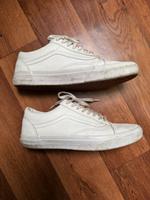 Vans Old Skool weiß Leder 42 Hessen - Trebur Vorschau
