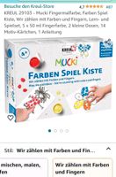 Neu Np18€ ovp mucki 4+ farben spiel kiste fingermalfarben kreul Bayern - Rednitzhembach Vorschau