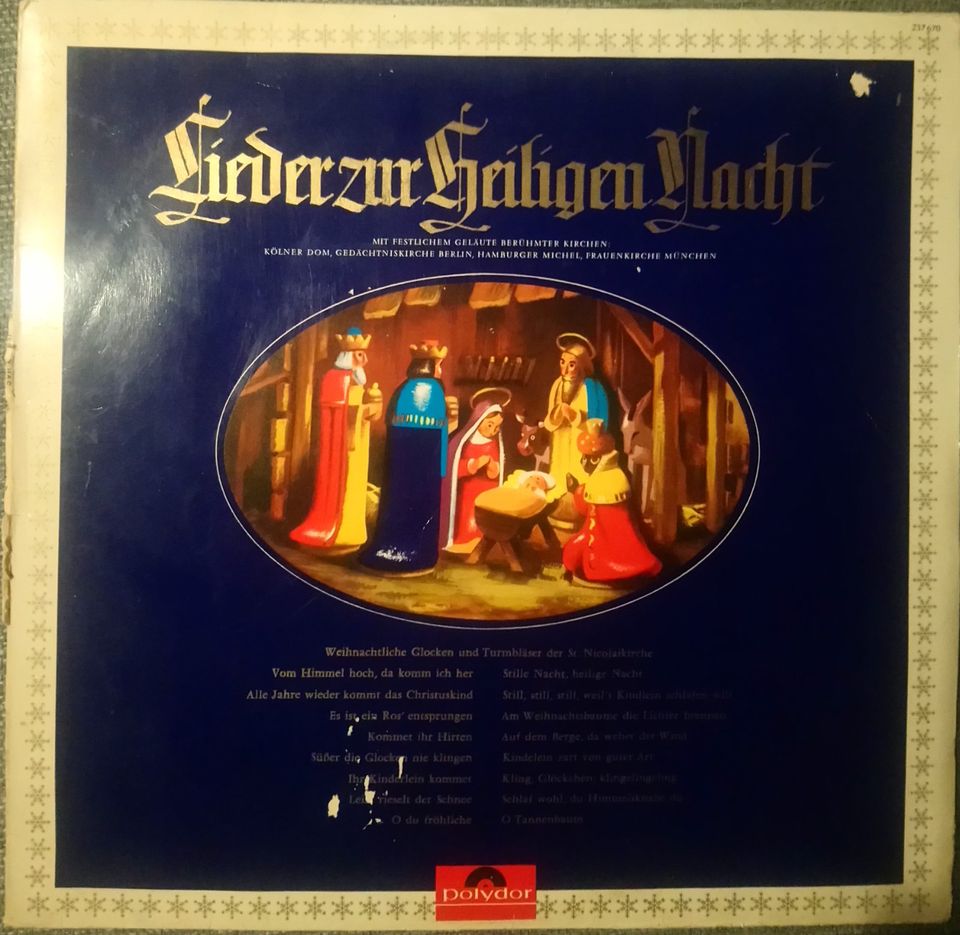 Lieder zur heiligen Nacht - LP - Vinyl - Schallplatte - 1962 in Zeven