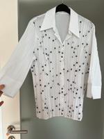 Bonita Bluse Vintage weiß blau geblümt Gr. 44 wie neu Bayern - Markt Schwaben Vorschau
