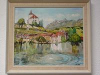 Schloss Werdenberg Schweiz Alfred Mangold 1988 Signiert Aquarell? Baden-Württemberg - Eislingen (Fils) Vorschau