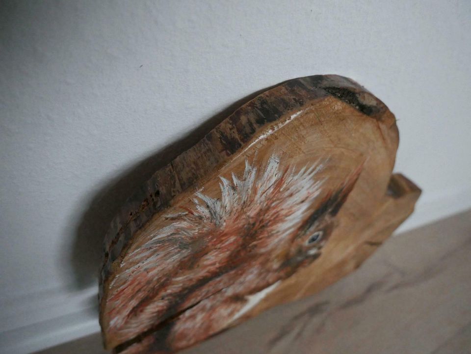 Eichhörnchen Kunst Gemälde Malerei Holz Natur Bild Tier Bild wald in Oberhausen