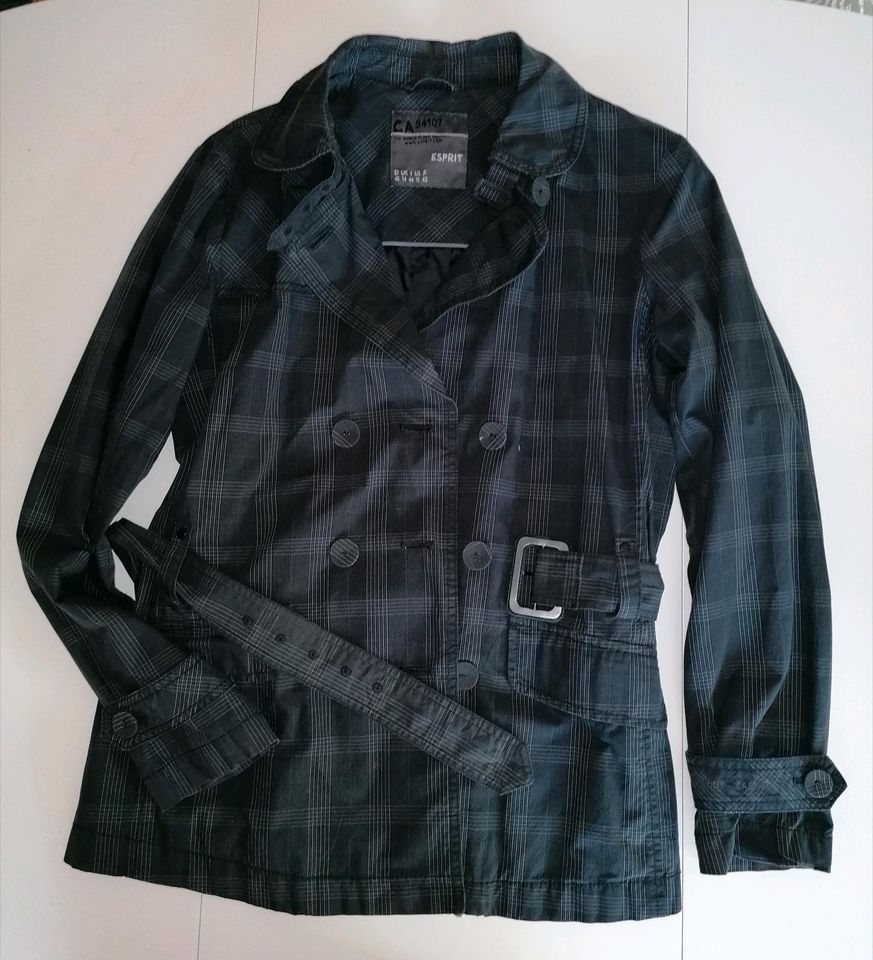 Esprit lässige Übergangsjacke Gr. 40/L anthrazit Jacke jacket in Offenbach