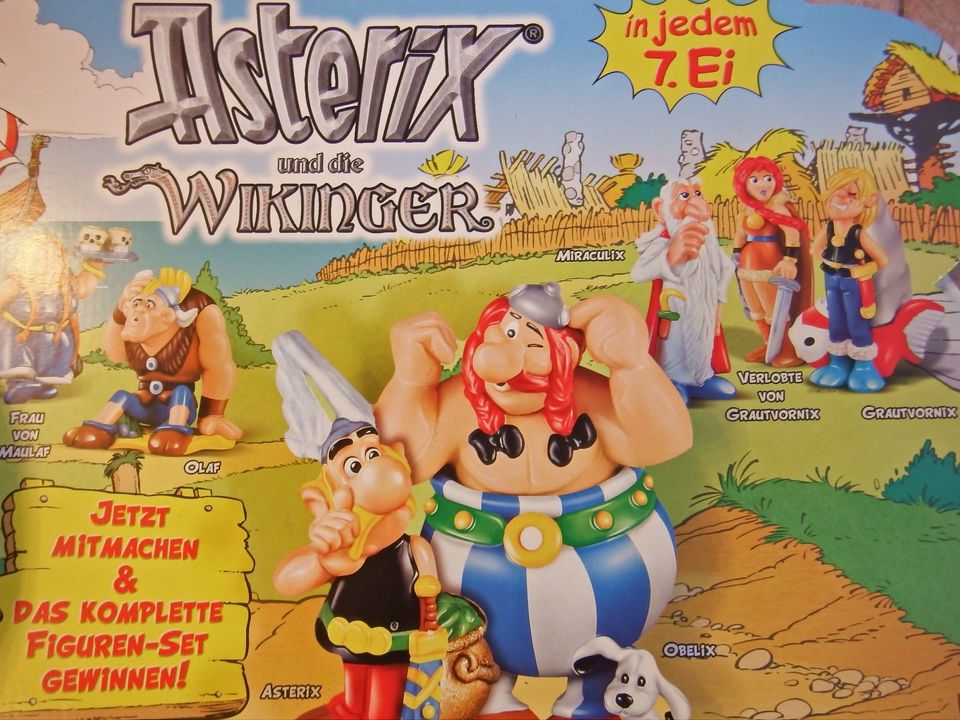 Ü-Ei Verkaufsdisplay, Asterix und die Wickinger in Markt Erlbach