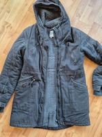 BENCH Winterjacke Parka mit Kapuze, schwarz, Gr. L Hessen - Bad Vilbel Vorschau