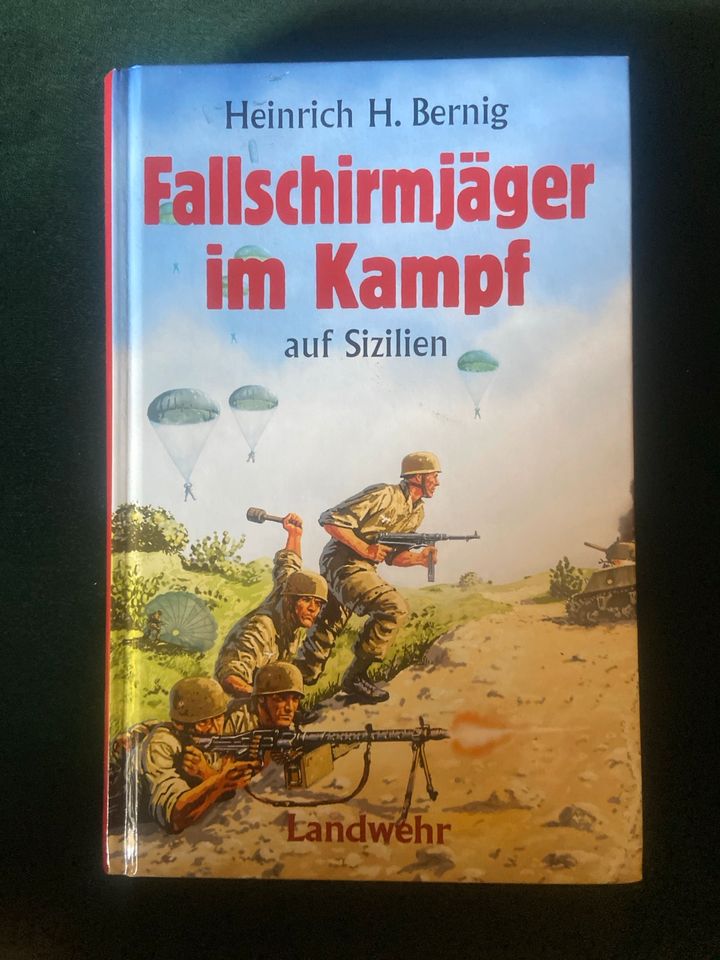 Heinrich H. Bernig Fallschirmjäger im Kampf auf Sizilien in Zölkow