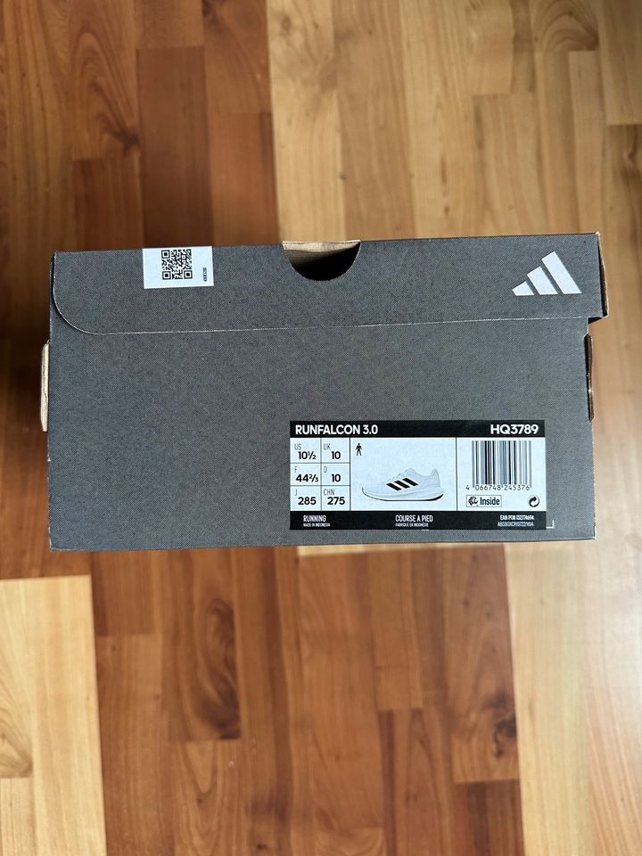 adidas Runfalcon 3.0 Laufschuhe (Gr. 44 ⅔) weiß/schwarz in Wuppertal