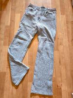 Wide Leg Jeans, Strickoptik, Gr. 38 Schleswig-Holstein - Jarplund-Weding Vorschau