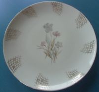 Kuchenteller 50/60er Jahre creme Motiv Blüten Vintage Nordrhein-Westfalen - Wilnsdorf Vorschau