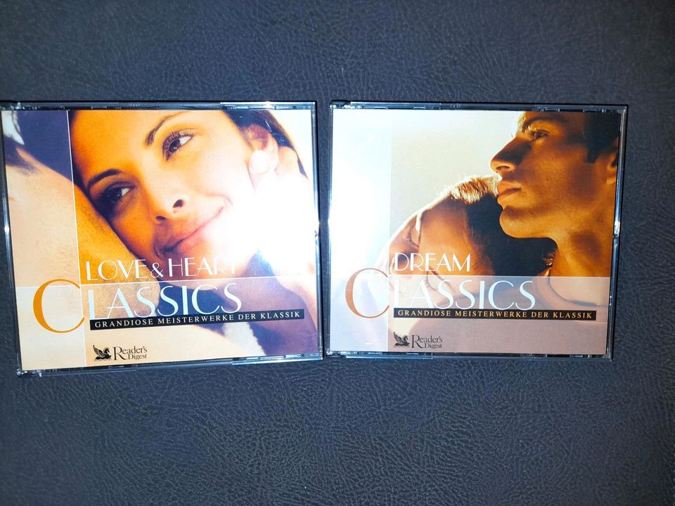 2 CD-Boxen "Dream Classics" und Love & Heart Classics", je 3 CDs in Pfronten