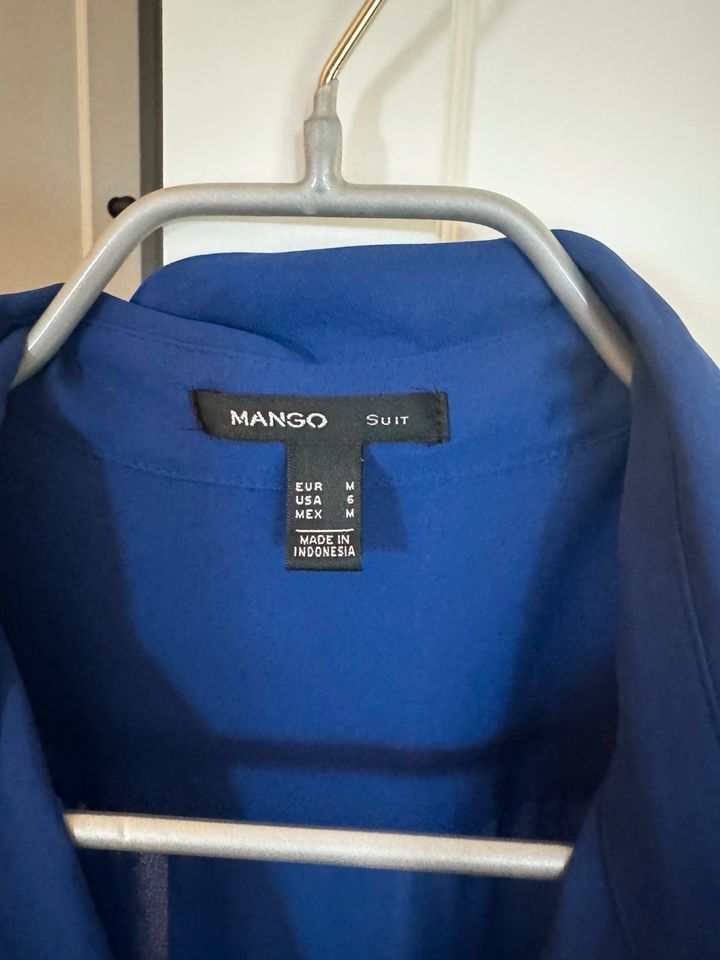 Mango Bluse ärmellos Royalblau gr. 38 in Bayerbach b Ergoldsbach