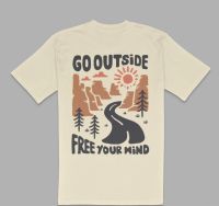 ORGANIC "FREE YOUR MIND" TEE Stoked & Woke Clothing Gr: S Baden-Württemberg - Mannheim Vorschau