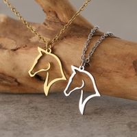 Edelstahl Halskette Pferd Anhänger Reiten Geschenk Schmuck Niedersachsen - Hessisch Oldendorf Vorschau