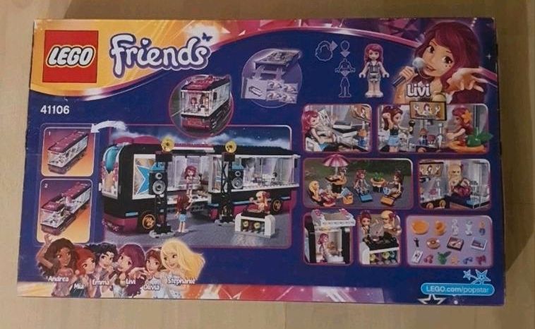 Lego friends 41106 Pop Stars Tour Bus wie NEU in Emsdetten