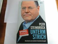 Buch von Peer Steinbrück "Unterm Strich" Baden-Württemberg - Grafenberg Vorschau