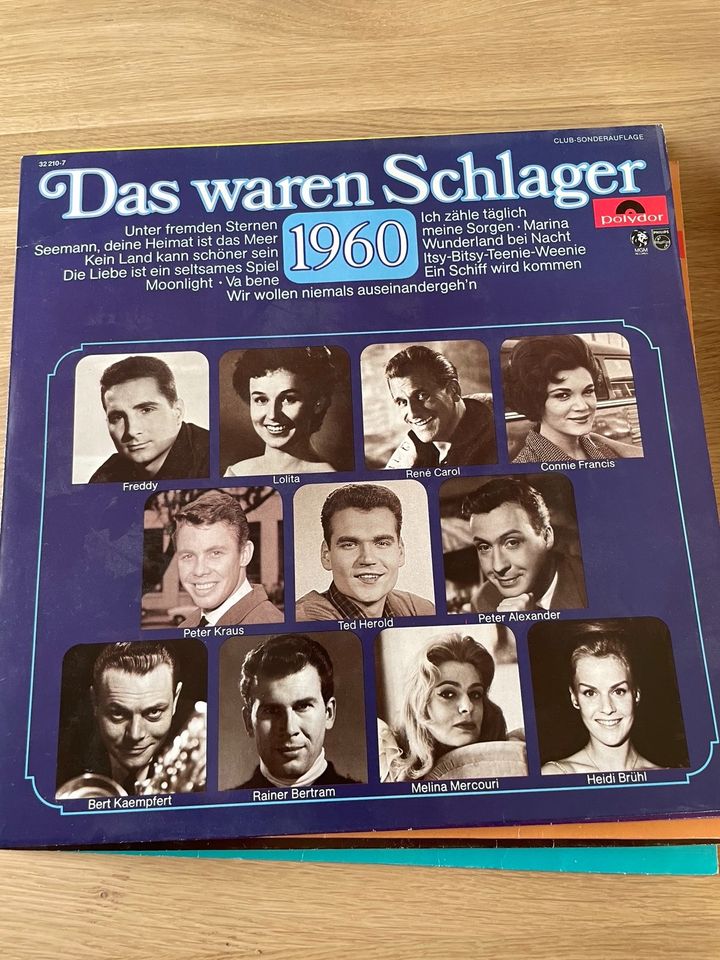 Schallplatten das waren Schlager 1951 - 1976 LP Sammlung in Pfofeld