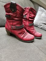 RIEKER Damen Winterstiefel Stiefelette Gr. 38 rot neuwertig Bayern - Wackersdorf Vorschau