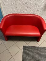 2-Sitzer Couch Leder Rot Hessen - Mücke Vorschau