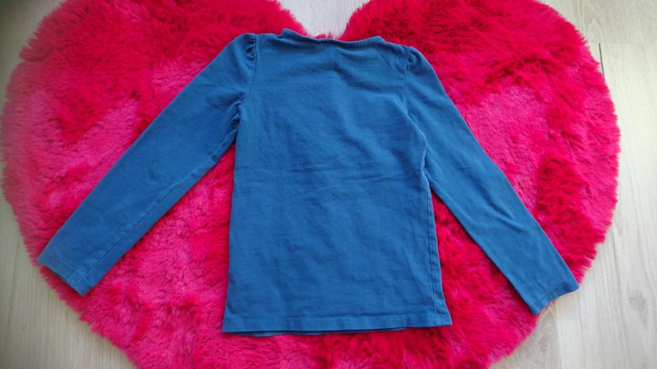 Langarmshirt weiß grau blau Hello Kitty Mädchen Gr. 110/116 in Rühen