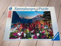 Ravensburger Puzzle 3000 Teile Berge Mountains Blumen Natur Bayern - Flintsbach am Inn Vorschau