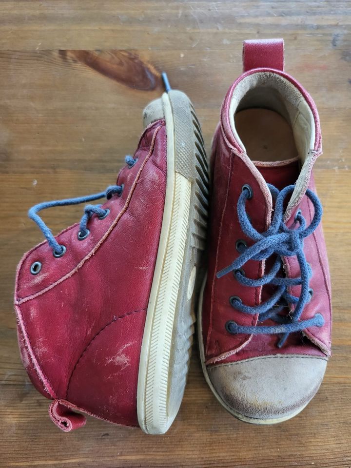 G10 Schuhe rot Größe 27 Kinderschuhe aus Leder in Göttingen