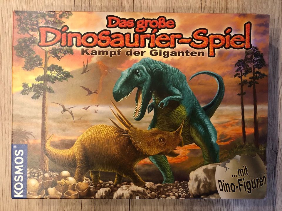Spielesammlung, 4x Gesellschaftsspiele- Dinosaurier in Ahrensfelde