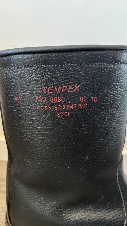 Tempex Sicherheitsstiefel Arbeitsstiefel S2 Größe 42 in Düsseldorf