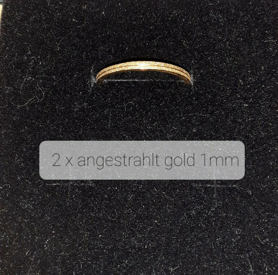 IXXXI 2 Ringe Füllring 1mm gold sandgestrahlt Gr.19 in Bayern - Falkenstein  | eBay Kleinanzeigen ist jetzt Kleinanzeigen