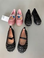 H&M Kinder Ballerina Schuh schwarz Katze Glitzer Pony Party Somme Niedersachsen - Sehnde Vorschau