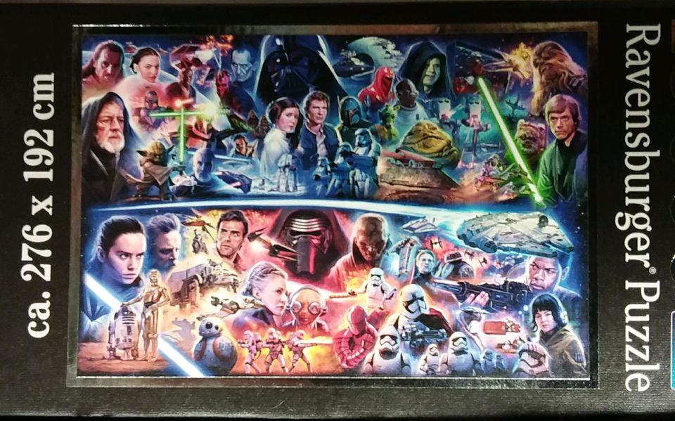 Riesiges STAR WARS Wandbild aus 18.000 Puzzleteilen ca. 276x192 in Berlin -  Zehlendorf | eBay Kleinanzeigen ist jetzt Kleinanzeigen