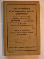 Lehr- und Übungsbuch für den mathematischen Unterricht 1934 Hessen - Nidderau Vorschau