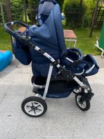 Blauer unbenutzter Kinderwagen Bayern - Augsburg Vorschau