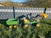 rolly toys traktor 6920 mit luftreifen frontlader und anhänger Hessen - Weinbach Vorschau