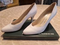 Damen Pumps Schuhe Leder weiß Rheinland-Pfalz - Mainz Vorschau