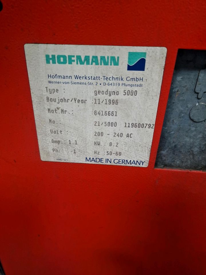 Wuchtmaschine  Hoffmann geodyna 5000 in München