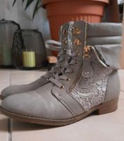 Damen Boots Herbstschuhe Grau Gr 39 Hessen - Bad Orb Vorschau