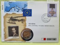 2 Euro Numisbrief Malta 2015 100 Jahre Erstflug Hessen - Limeshain Vorschau