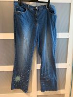 Jeans von so bin ich Größe 50 eher 100 mittelblau mit Waschung Bo Hessen - Langen (Hessen) Vorschau