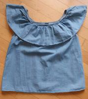 Jeansbluse Carmenbluse ärmellos Nordrhein-Westfalen - Rheinberg Vorschau
