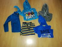 5 Shirts Paket langarm, Fleece, Junge, blau Gr. 134/ 140, Sachsen-Anhalt - Tollwitz Vorschau