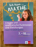 Mathematik 7-10 Klasse  Lineare und quadratische Funktionen Niedersachsen - Delmenhorst Vorschau