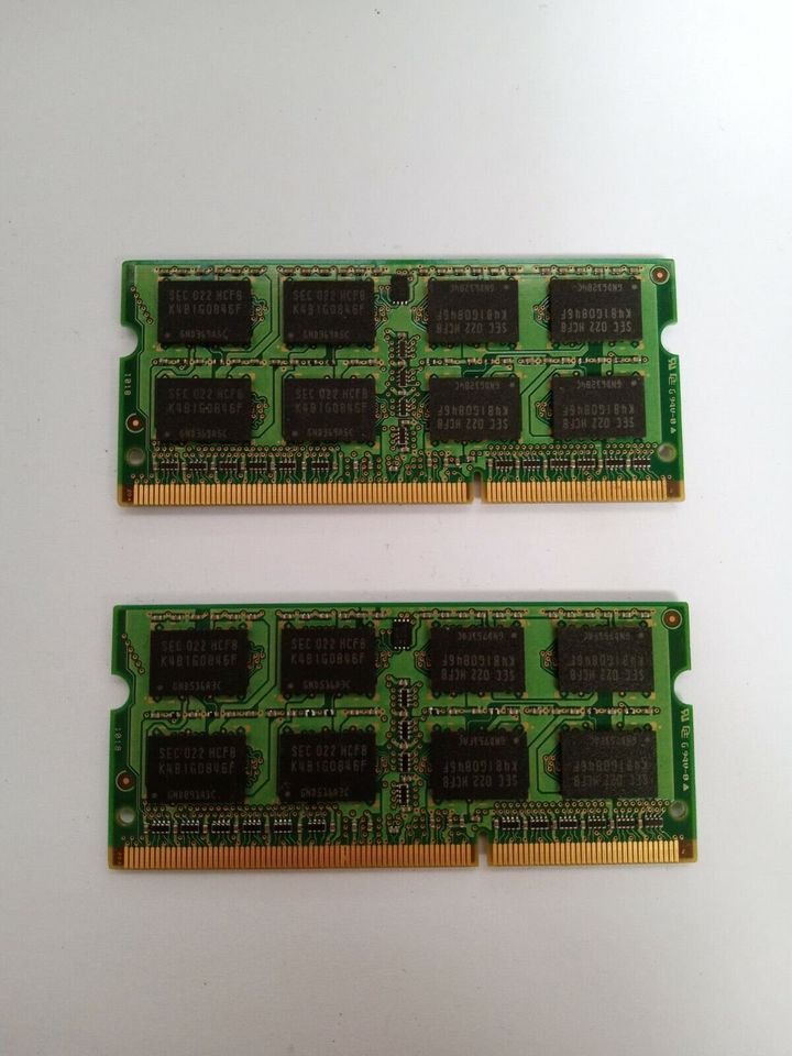 2 x 2GB Samsung Ram Memory Arbeitsspeicher DDR3 204 Pin SODIMM 10 in Hamburg