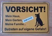 Vorsicht Hund Blechschild neu und original verpackt Sachsen - Pirna Vorschau