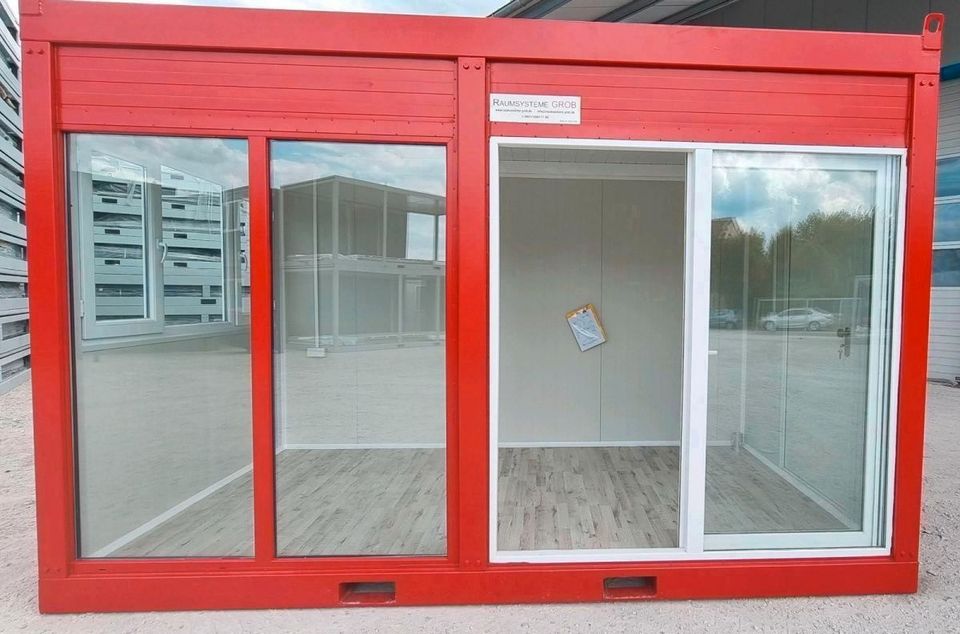 ► Perfekt für Singles - Singlewohnung - Wohncontainer neu kaufen ◄ 4 x 2,4 x 2,7 m Containermodul für Ferienwohnung - Alleine in den Urlaub reisen - Tiny House kaufen - Ausgebauter Container - Nueware in Brunnen