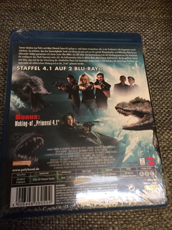 Primeval: Rückkehr der Urzeitmonster - Staffel 4.1 Bluray neu in Heinsberg